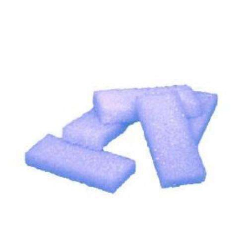 Cre8tion Disposable Mini Pumice Sponge, 28000, BLUE, 400 pcs/box, 4 boxes/case KK1214 